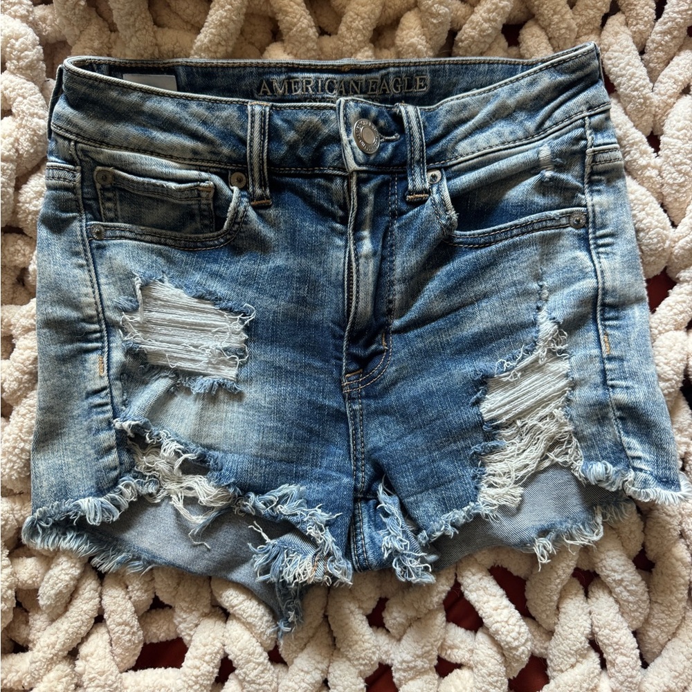 american eagle jean shorts